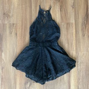 SOLD Mustard Seed Nasty Gal Lace Romper